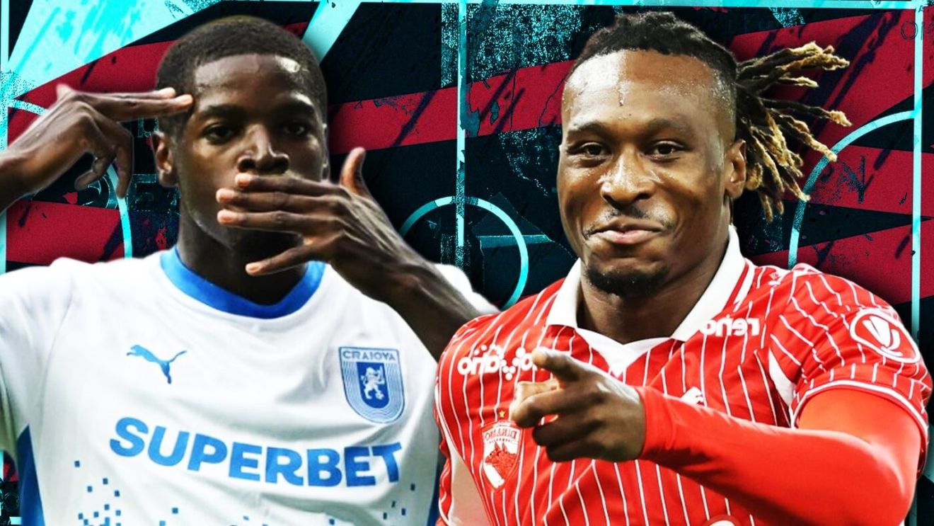 Karamoko de la Dinamo sau Nsimba de la Universitatea Craiova? Diferența e de doar 1,38% și verdictul e incontestabil!