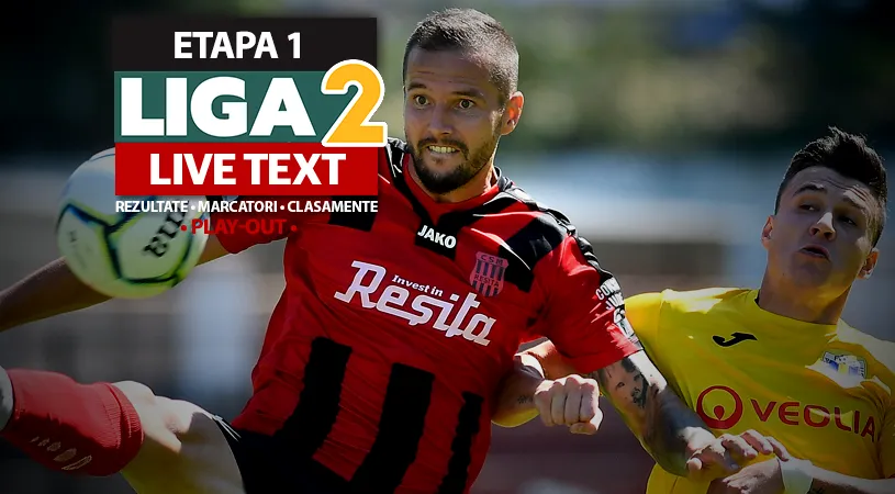 Liga 2, etapa 1 play-out | Recea obține scorul rundei, Buzăul umilește în deplasare Viitorul Pandurii. Petrolul câștigă la Reșița, iar la Constanța și Chiajna s-au înregistrat remize