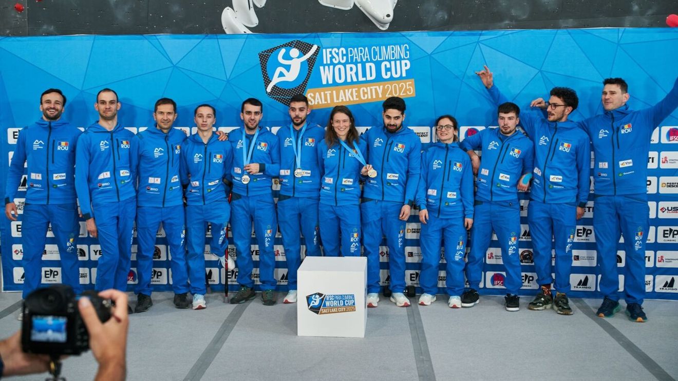 România face senzație în Statele Unite! Ce s-a întâmplat la Cupa Mondială de Paraclimbing din Salt Lake City