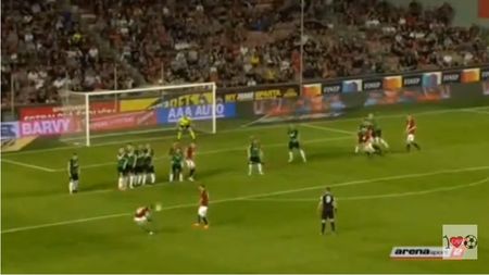 VIDEO | "Bijuteria" reușită de Stanciu! Românul a marcat superb din lovitură liberă în ultimul meci al Spartei Praga: tot stadionul i-a strigat numele