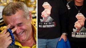 Gigi Becali răspunde feudal, cu 5 cuvinte, după protestul fanilor! Cum se intitulează singur miliardarul