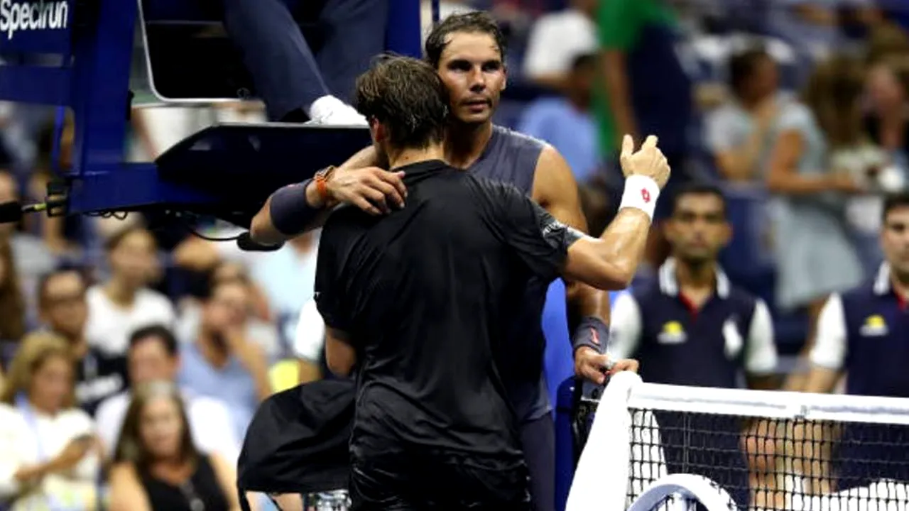 Rafael Nadal începe cursa de apărare a trofeului de la US Open cu o partidă care nu ajunge la finiș. David Ferrer părăsește turneele de Mare Șlem cu ochii în lacrimi