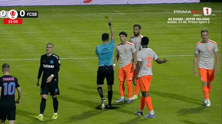 Penalty halucinant în Metaloglobus - FCSB! Dinamovistul Irimia l-a tras de tricou pe Bîrligea ca la juniori