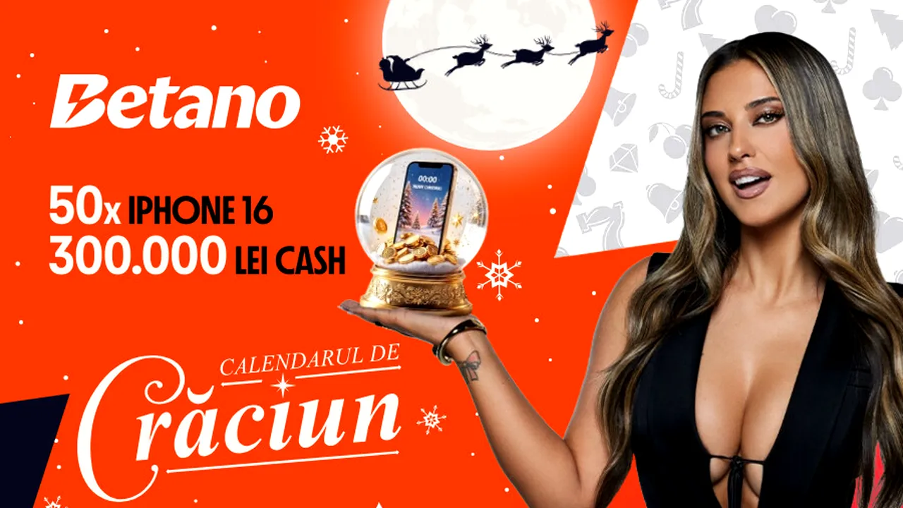 ADVERTORIAL. Următorul Casino Hit poate fi al tău în Calendarul de Crăciun Betano!