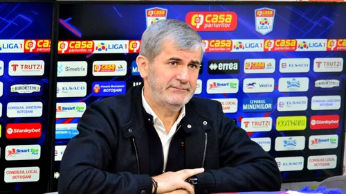 Valeriu Iftime știe de ce nu a putut FC Botoșani să o învingă pe FCSB: „Ne trebuie 2-3 pianiști și compozitori!”. Ce spune despre ședința pentru implementarea sistemului VAR în Liga 1