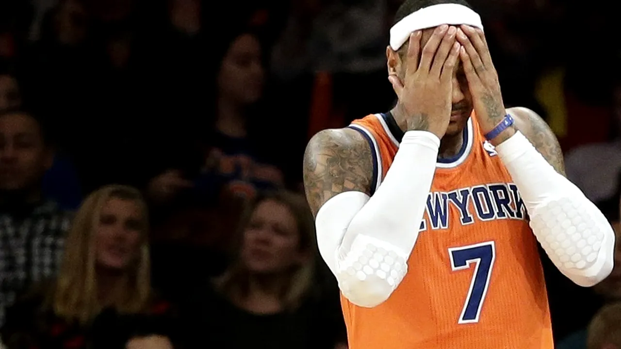 Knicks, la a patra înfrângere consecutivă! Carmelo Anthony și-a criticat dur coechipierii