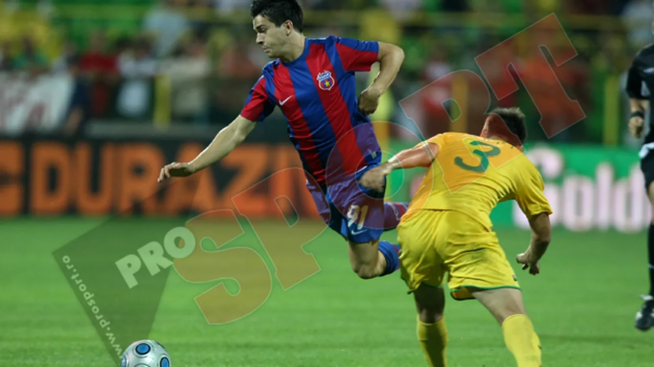 Cosmin Matei a debutat pentru Steaua