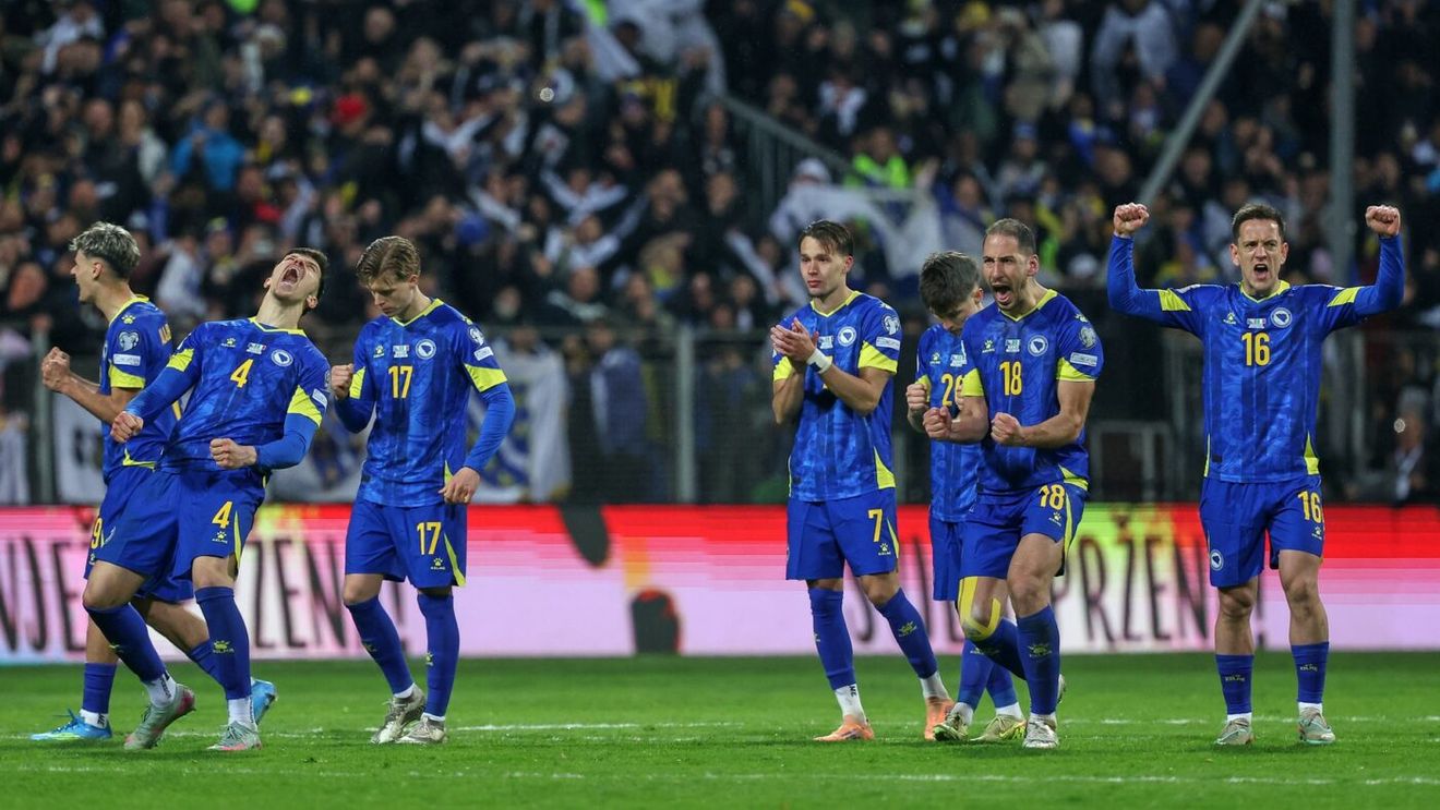 Presa din Bosnia e în DELIR după calificarea la Campionatul Mondial și eliminarea Italiei la lovituri de departajare: „Dragonii și-au lăsat inimile pe teren”