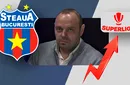 Promovează sau nu CSA Steaua? Cum a reacționat șeful secției de fotbal când a fost întrebat de privatizarea echipei: „Nu se poate face, este exclus”. EXCLUSIV