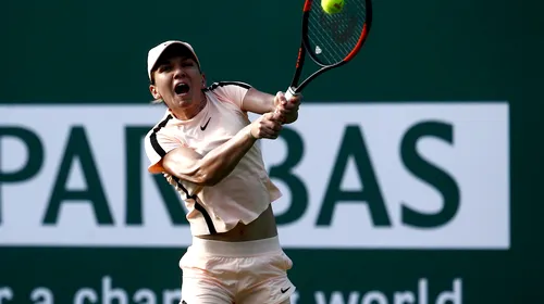 „Tot respectul pentru ea.” Prima reacție a Simonei Halep după ce a fost testată serios în turul trei de la Indian Wells: „Cred că s-a demoralizat puțin după ce a pierdut setul doi” | VIDEO