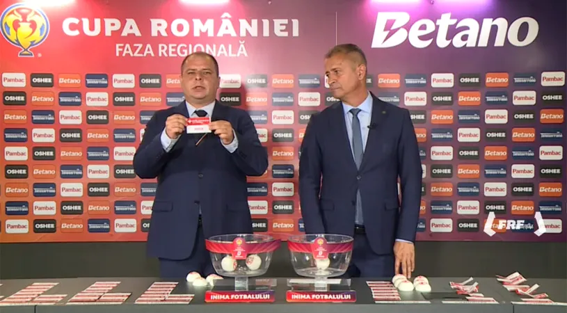 FRF a stabilit grupele și meciurile din faza regională a Cupei României, ediția 2025-2026