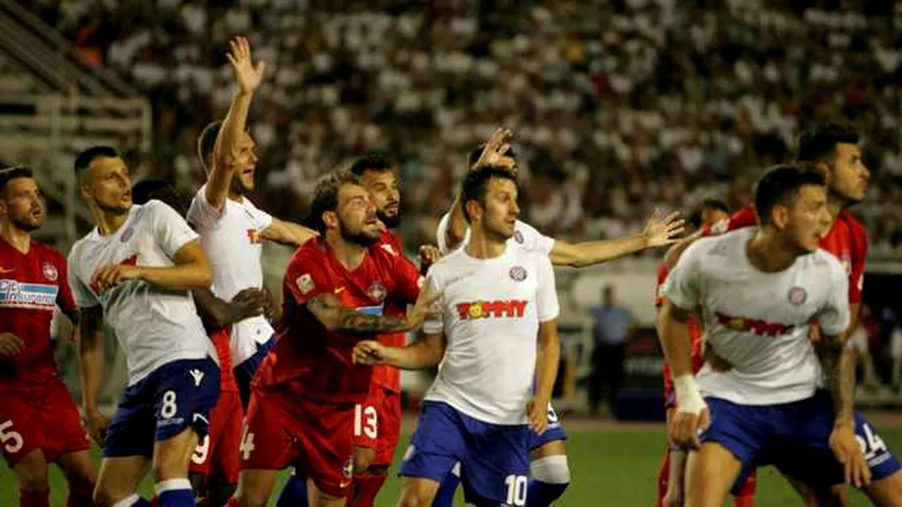 Surpriza pregătită de Hajduk Split pentru returul cu FCSB! Ce se întâmplă cu Steliano Filip?