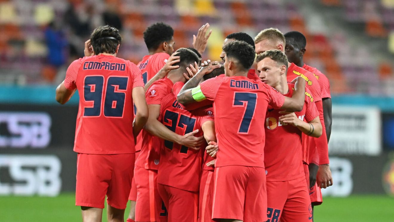 FCSB - UTA 2-1, în etapa 14 din Superliga. Probă de caracter, roș-albaștrii câștigă după umilința din Conference League