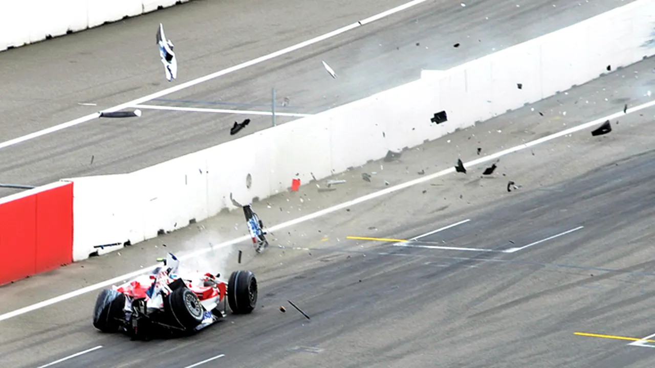 Accident spectaculos la Hockenheim