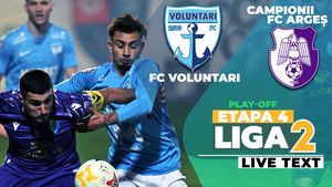 FC Voluntari rezistă în inferioritate numerică în fața CFC Argeș, iar piteștenii au primul semi-eșec în acest play-off al Ligii 2. Fiecare echipă și-a pierdut un jucător ”under” în prima repriză, accidentat grav