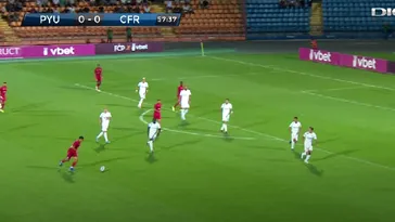 Pyunik Erevan – CFR Cluj 0-0, Live Video Online în turul 1 preliminar al Ligii Campionilor. Gabriel Debeljuh, fază superbă la poarta armenilor