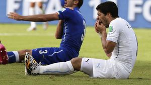 Chiellini continuă să-l apere pe Luis Suarez. Italianul își critică propriii federali: "Ar trebui să ne alegem cu grijă conducătorii, să nu ne mai facem de râs"