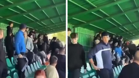 Ultrașii celor de la U Cluj s-au dus peste fanii celor de la CFR Cluj și i-au luat la bătaie! A fost „măcel” în tribune: s-au dat pumni, picioare și s-au folosit gaze lacrimogene! | VIDEO