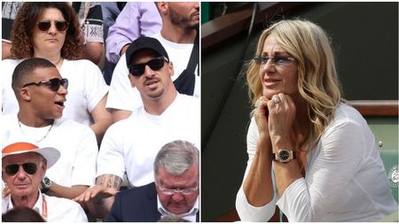 „Zeul" Zlatan Ibrahimovic și „zeița" Nadia Comăneci, suporteri de lux pentru Novak Djokovic la finala Roland Garros! Suedezul a urmărit meciul împreună cu Kylian Mbappe | FOTO