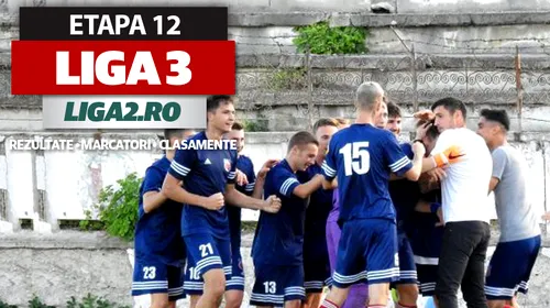 Liga 3, etapa 12 – rezultate | Unirea Slobozia şi ”FC U” Craiova își mențin invincibilitatea și poziția de lider. Oțelul pierde la scor, Luceafărul Oradea cedează șefia în Seria 5. Scorul rundei a fost 6-0