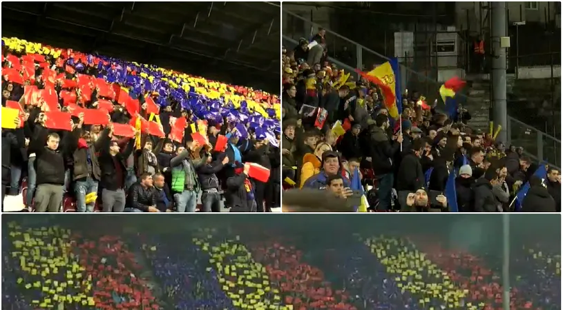 Atmosferă superbă la Cluj pentru partida dintre România și Turcia! FOTO și VIDEO | Ce coregrafie au pregătit suporterii naționalei
