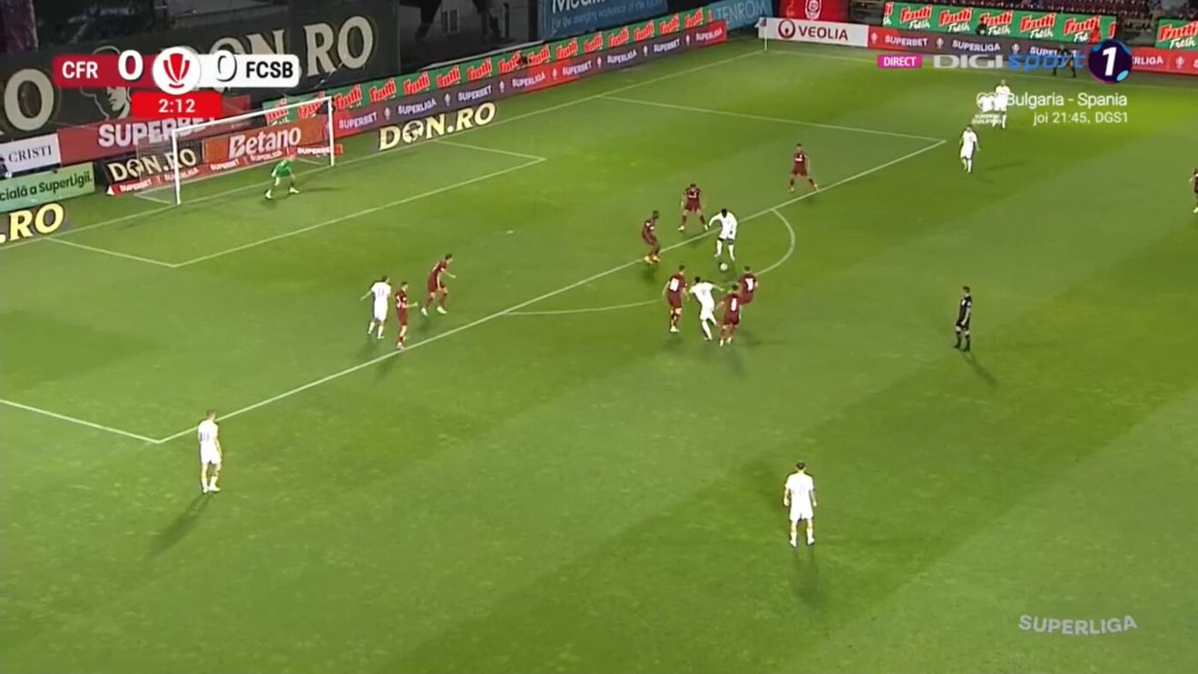 🚨 CFR Cluj – FCSB 0-0, Live Text Online, în etapa 8 din Superliga. Campioana este mai consistentă în debutul partidei, dar lipsește concentrarea în fața porții adverse