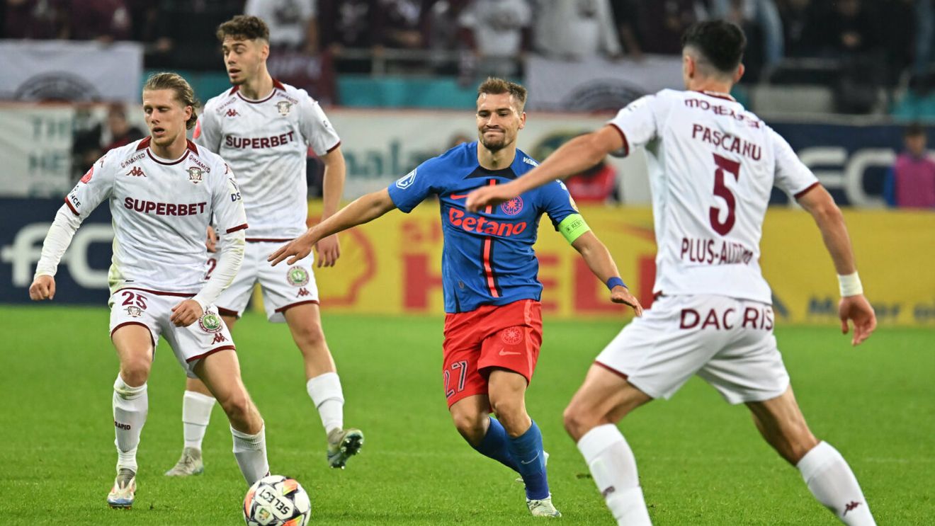 Patru nume importante, OUT de la FCSB cu Rapid București: „El e disponibil”