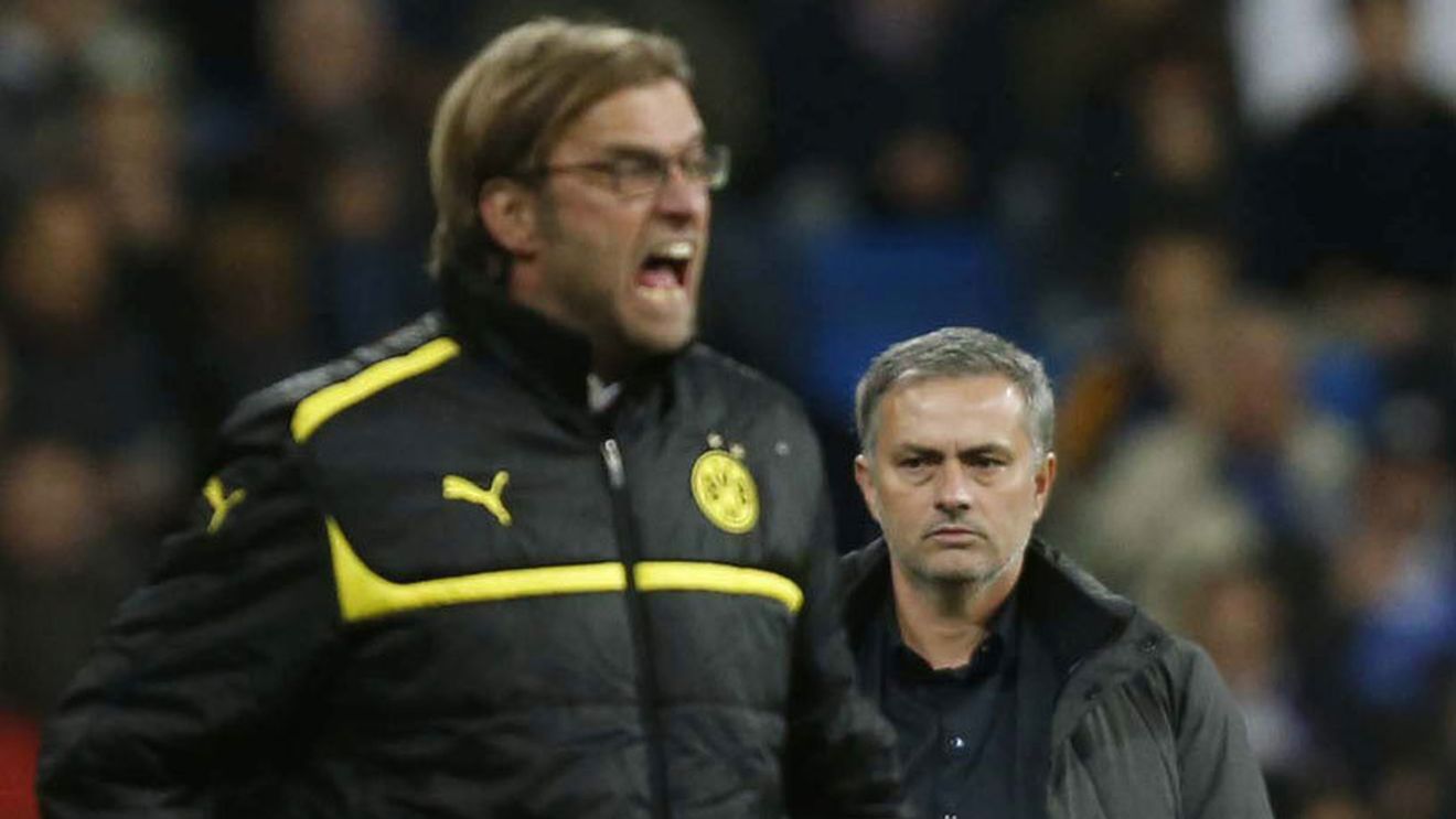 FOTO: Una dintre cele mai frumoase scene din Liga Campionilor!** Klopp și Mourinho, lecție de fair-play! Ce au făcut când s-au întâlnit 