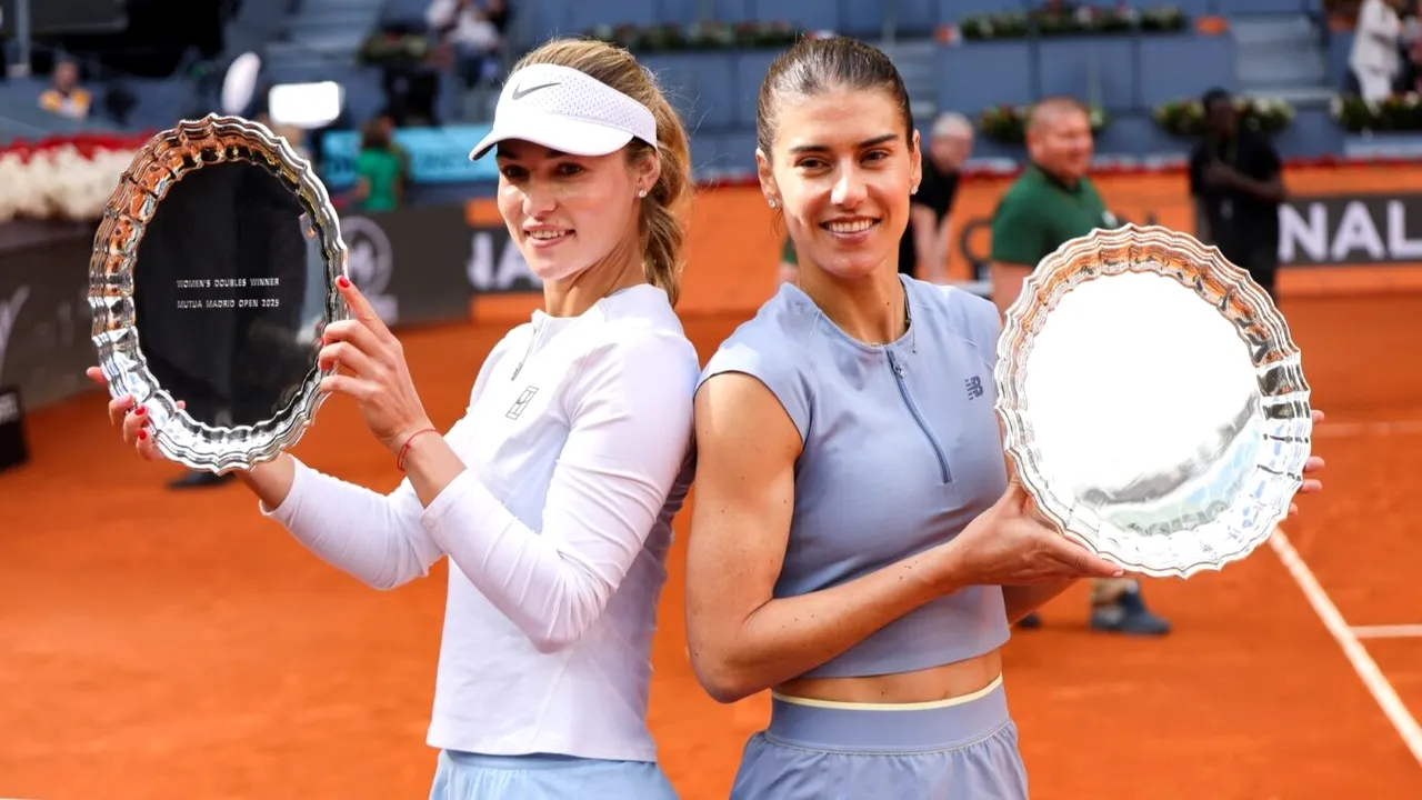Ce a postat WTA, după ce Sorana Cîrstea a câştigat turneul de la Madrid