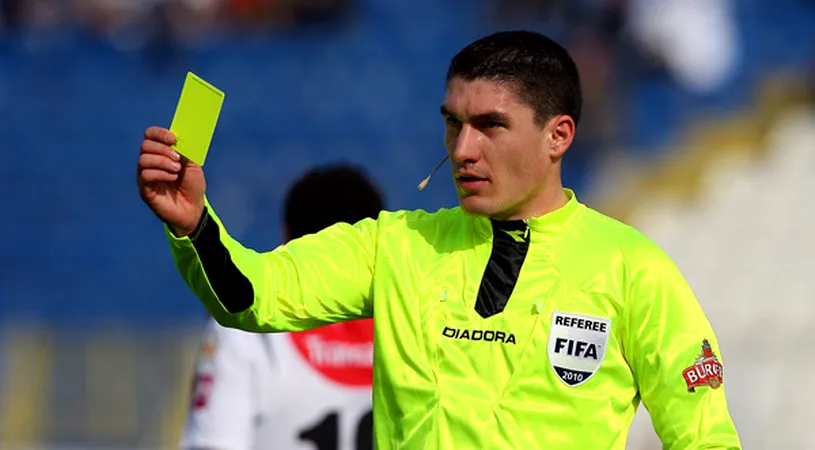 Istvan Kovacs va arbitra partida dintre Vaslui și Rapid