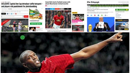 "Naționala Qatarului a fost invitată de FIFA la EURO 2020" și "Usain Bolt a semnat cu Manchester United". Cele mai (in)credibile păcăleli ale zilei