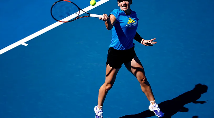 FOTO | Halep s-a pus pe treabă în ziua în care și-a aflat adversara din primul tur de la Australian Open. Australienii au inclus fotografia cu Simona într-un album special