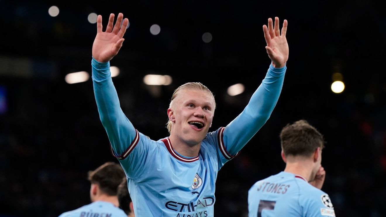 Gestul făcut de Erling Haaland după ce a marcat de 5 ori în poarta lui RB Leipzig și pe cine s-a grăbit să salute! Imagini spectaculoase de pe stadionul lui Manchester City