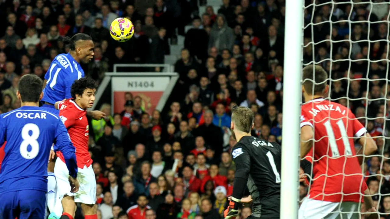 Maestrul și ucenicul au terminat la egalitate. Manchester United - Chelsea 1-1. Drogba a deschis scorul, Van Persie a egalat cu 25 de secunde înainte de final