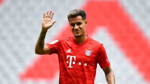 Coutinho își încurajează colegii de la distanță! Cum a trăit brazilianul meciul Union Berlin - Bayern Munchen