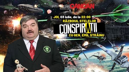 “Conspirații cu gen. Emil Străinu” începe joi, 3 iulie, de la 22:00, LIVE pe YouTube Cancan