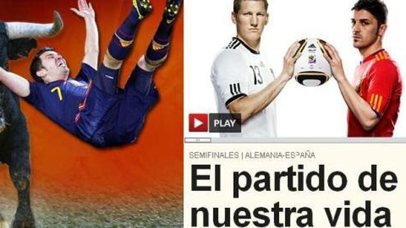 Germania, înaintea unui nou record: 8 finale de CM!** Spaniolii: "Meciul vieții" Bild: "Azi vă vom lua în coarne"