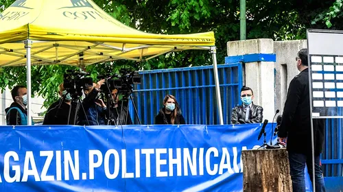 Conferință pe timp de pandemie la Poli Iași. Președintele în incinta stadionului, jurnaliștii după gard. Marian Rada, șanse aproape nule să mai ajungă în Copou: „Eu cred că nu va mai ajunge”