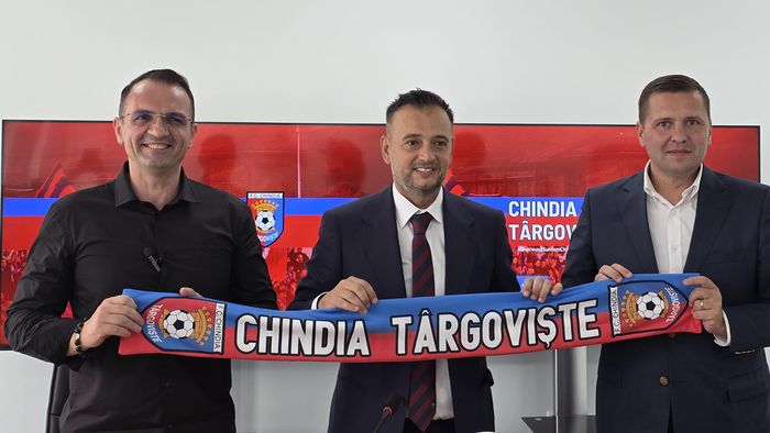 Proprietarul Barca Academy România, prezentat ca investitor-președinte la Chindia Târgoviște: ”Am peste 50% din procente. Vrem să ajungem să luăm campionatul!”