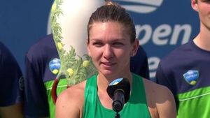 Prima reacție a Simonei: "E a treia oară când sunt în această poziție, dar iubesc acest turneu". Cum și-a încheiat discursul: "Am și un mesaj pentru staff-ul meu"