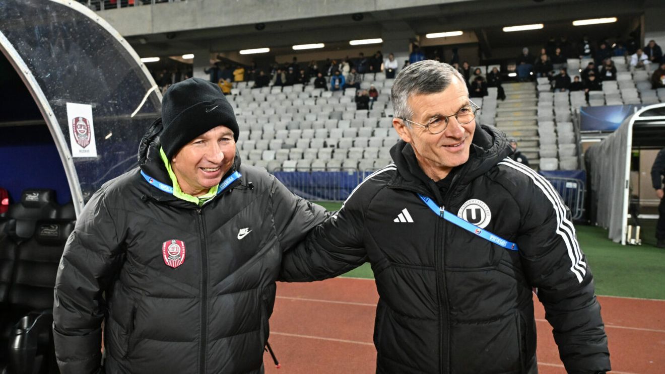 Pactul dintre Neluțu Sabău și Dan Petrescu, antrenorii din derby-ul U Cluj - CFR Cluj. „Am stabilit asta”. EXCLUSIV