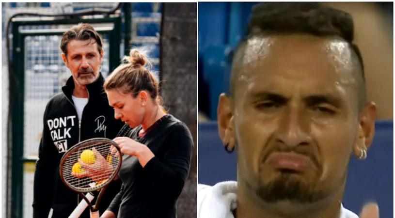 Patrick Mouratoglou, controversă cu rebelul Nick Kyrgios după victoria Simonei Halep de la Bad Homburg: „Sunt în total dezacord cu tine!