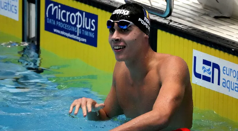 David Popovici, lăudat după ce a câștigat medalia de aur la Campionatele Europene de natație de la Kazan: „Este un sportiv de excepție!”