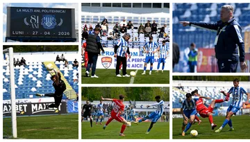 Fotbal trist la ceas aniversar! Poli Iași s-a impus la limită în fața codașei AFC Câmpulung Muscel, după un meci extrem de modest. Tibor Selymeș: ”E bine că băieții au strâns cât de cât rândurile și am câștigat”