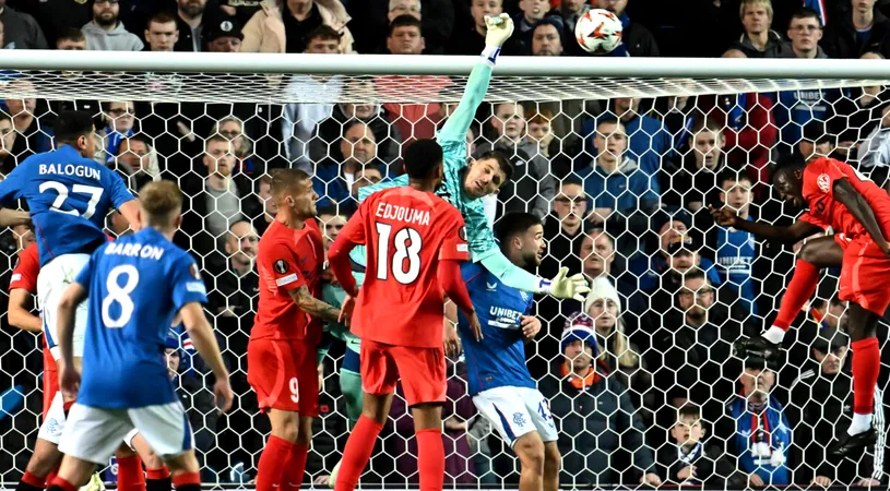 Glasgow Rangers - FCSB 4-0, în etapa a 3-a din UEFA Europa League. Înfrângere dură pentru campioana României