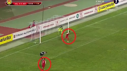 Nani likes this! Moment ireal pe Cluj Arena: un jucător de la Astra a vrut să-i fure golul colegului său, dar se afla în ofsaid. După fluierul arbitrului a fugit cât l-au ținut picioarele. VIDEO | Cristiano Ronaldo a trecut printr-un moment identic