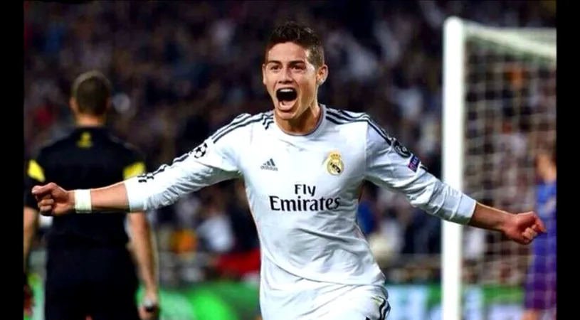 Real Madrid, victorie la scor de neprezentare împotriva Interului lui Popa. James Rodriguez a reușit golul meciului