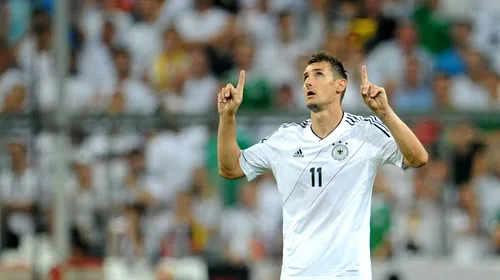 Klose intenționează să se retragă din naționala Germaniei după Cupa Mondială