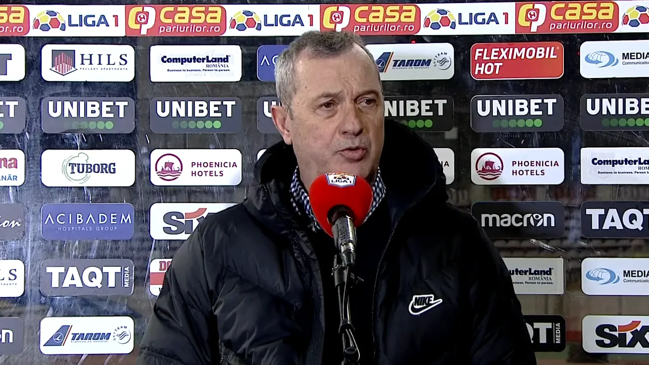 Mircea Rednic, reacție neașteptată după înfrângerea cu FC Botoșani: „Mi-a plăcut cum au jucat!” + Ce obiectiv are FC Viitorul