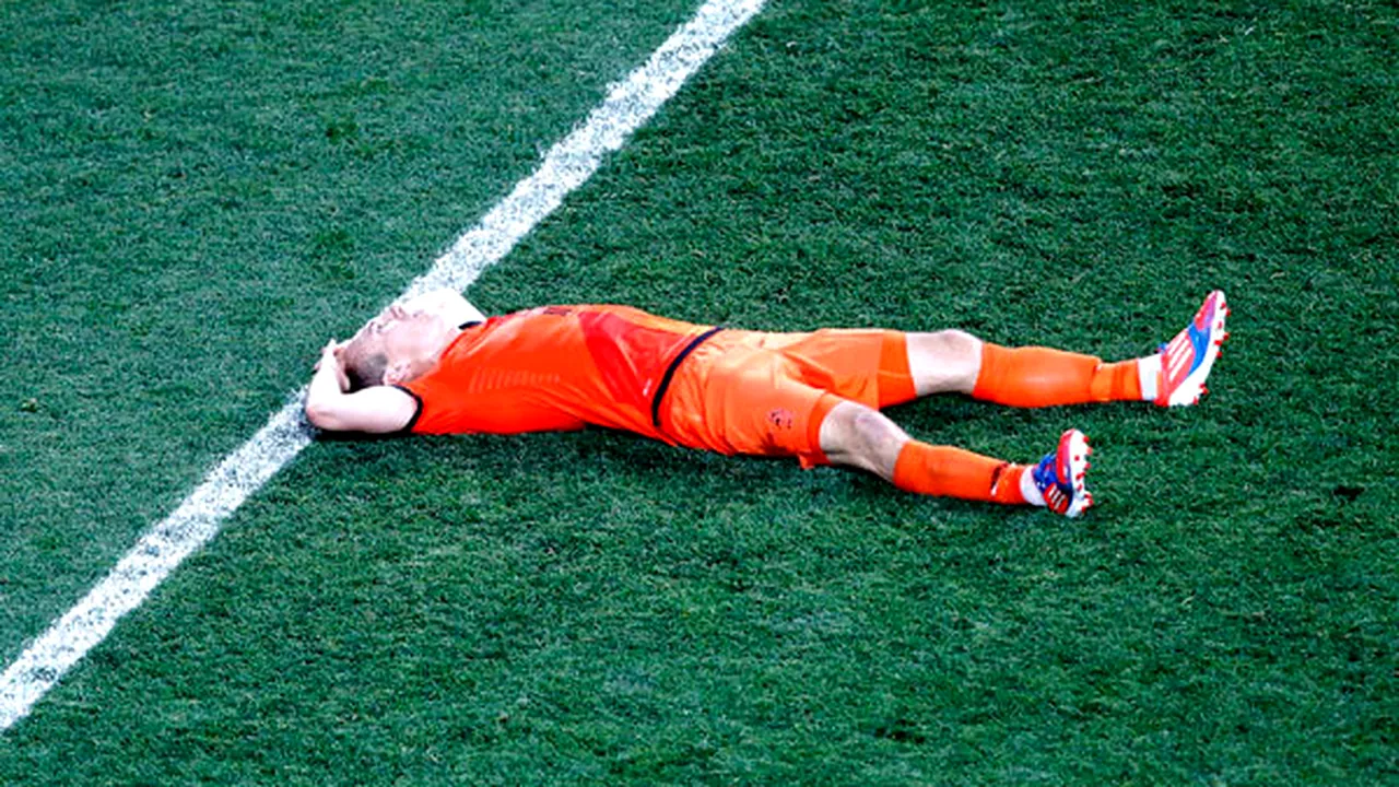 Robben fierbe de ciudă că a pierdut în fața danezilor:** 